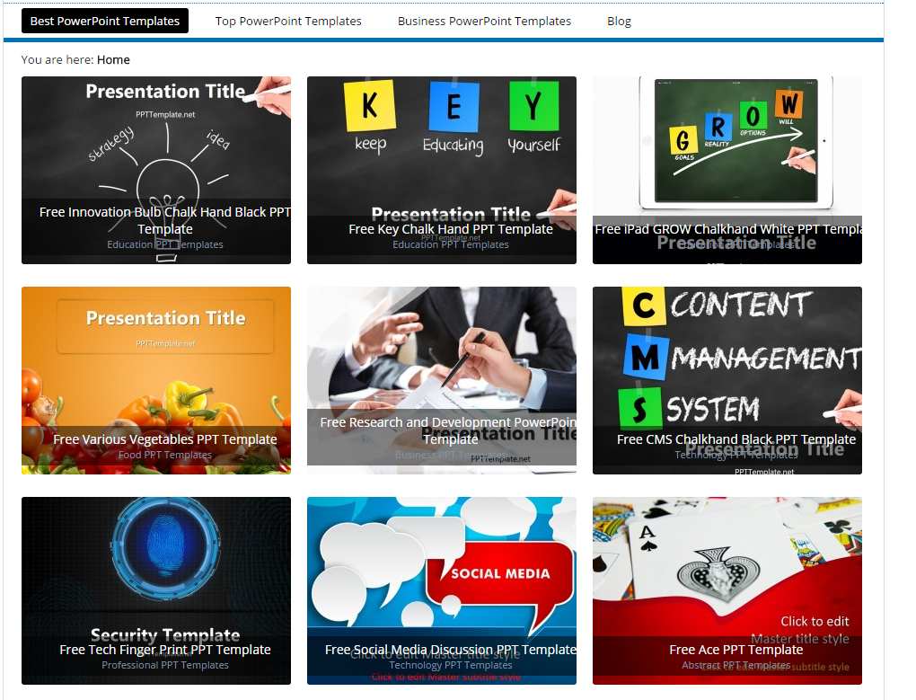 great presentation templates